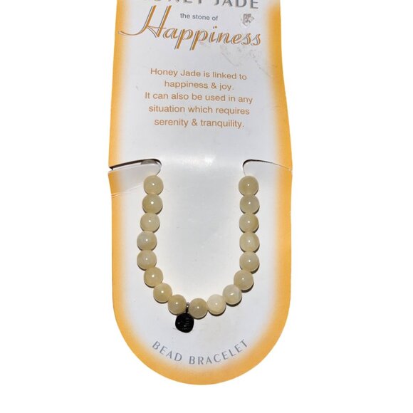 Something Forever Onyx & Honey Jade Crystal Bracelet Set Strength & Happiness NE - Picture 4 of 11
